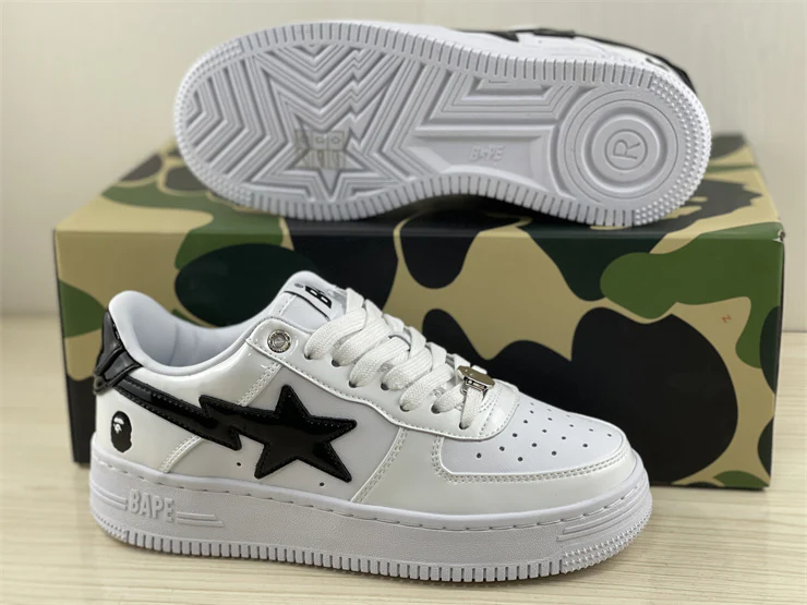Bape Jound White Navy - Image 4