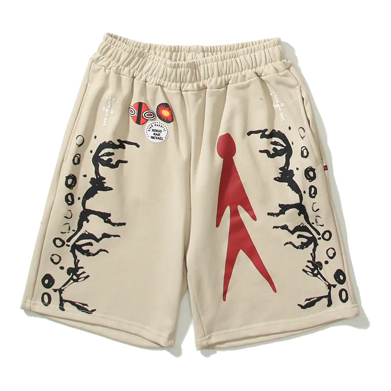 Cactus Jack Letter Graffiti Shorts - Image 3