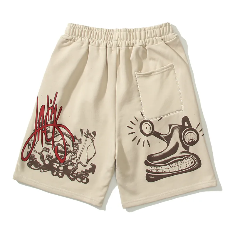 Cactus Jack Letter Graffiti Shorts - Image 4