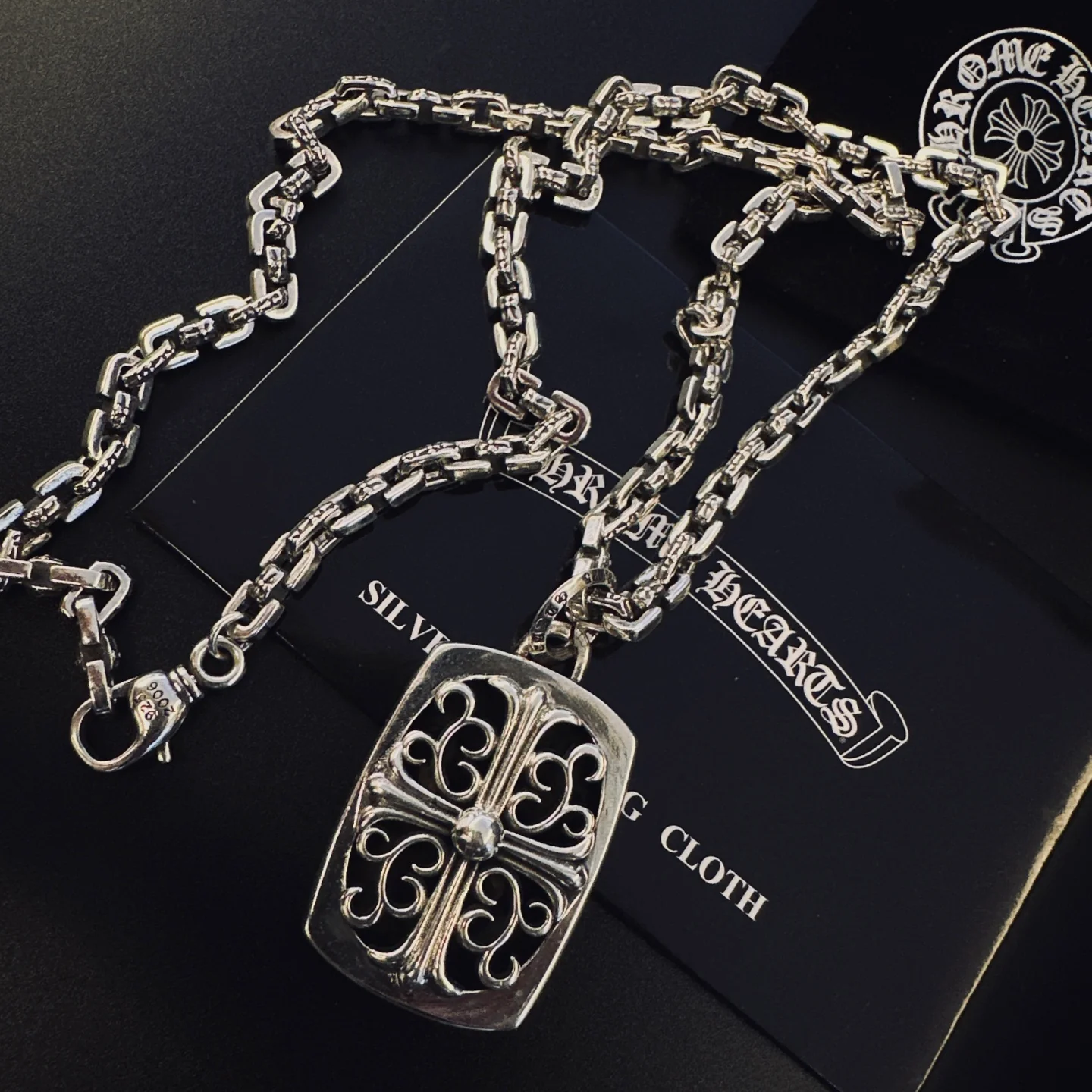 Collar Chrome Corazones Cromados - Image 5