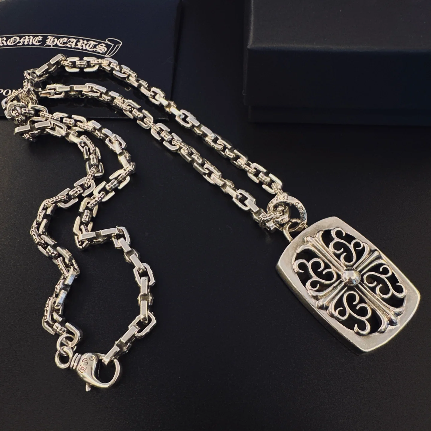 Collar Chrome Corazones Cromados - Image 7