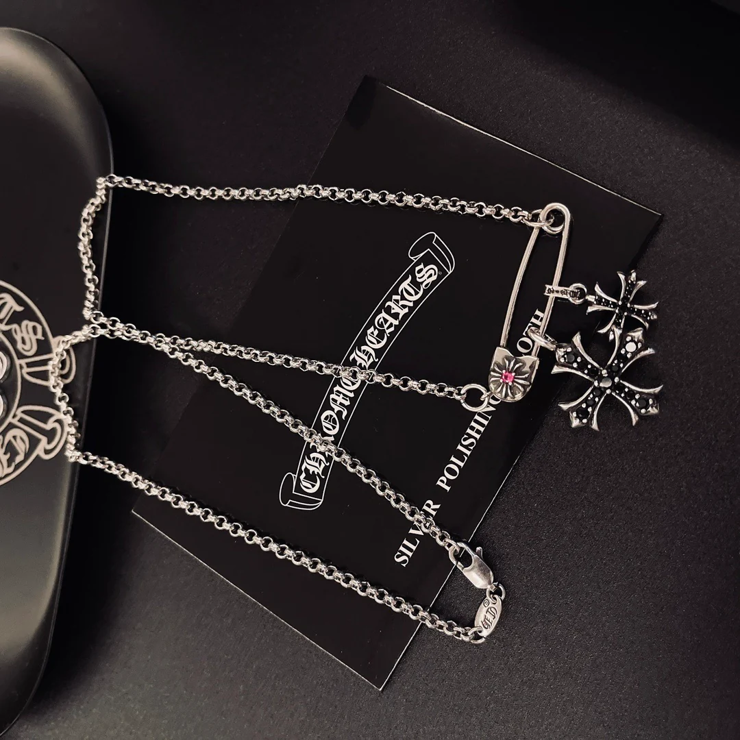 Collar Chrome Corazones Cromados - Image 3