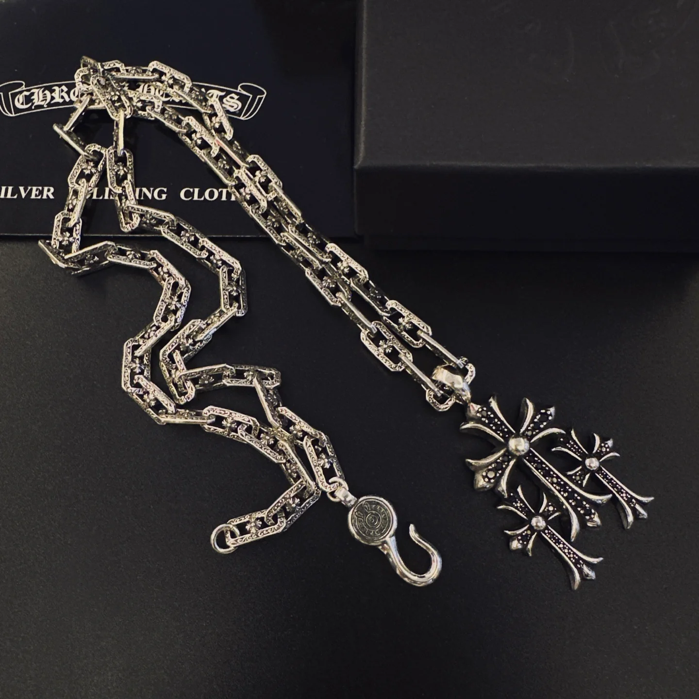 Collar Chrome Corazones Cromados - Image 3
