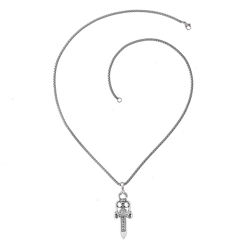 Corazones Cromados Collar - Image 4