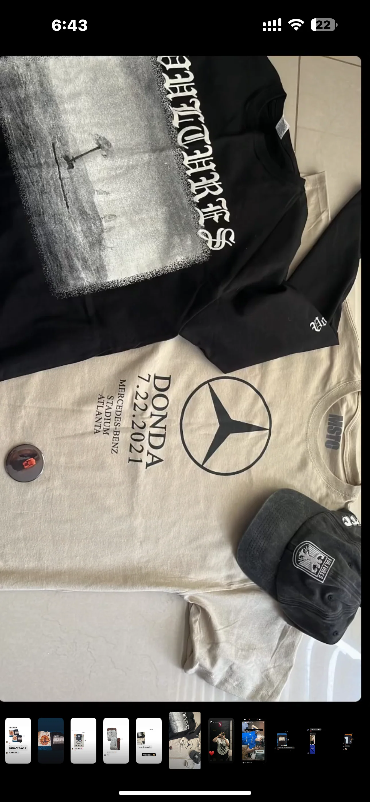 Donda Mercedes Benz Tee - Image 3