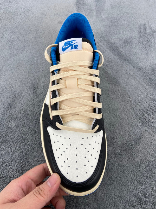 Fragment x Travis Scott Jordan 1 Retro Low 1:1 - Image 2
