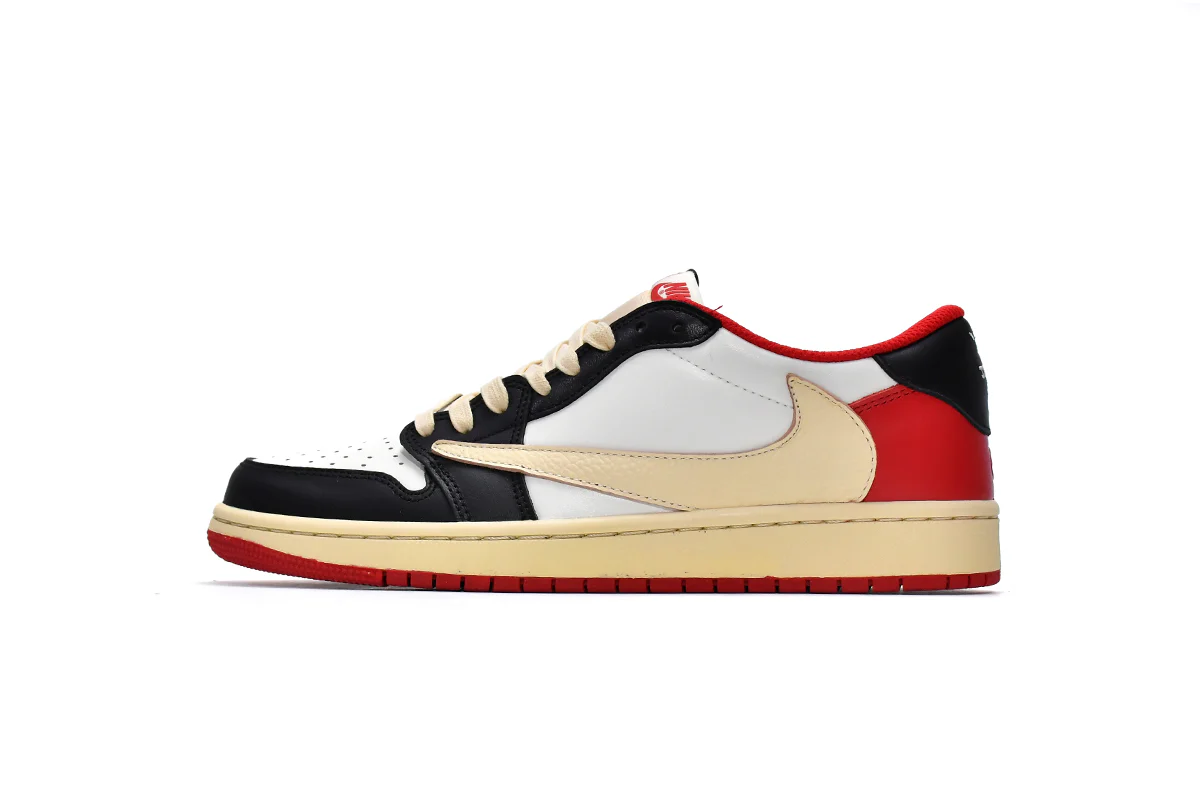 Air Jordan 1 Low OG x Trophy Room 'Sail and Varsity Red - Image 2
