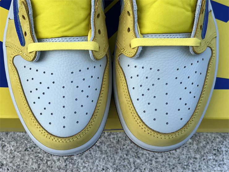Travis Scott x Air Jordan 1 Low Canary - Image 4