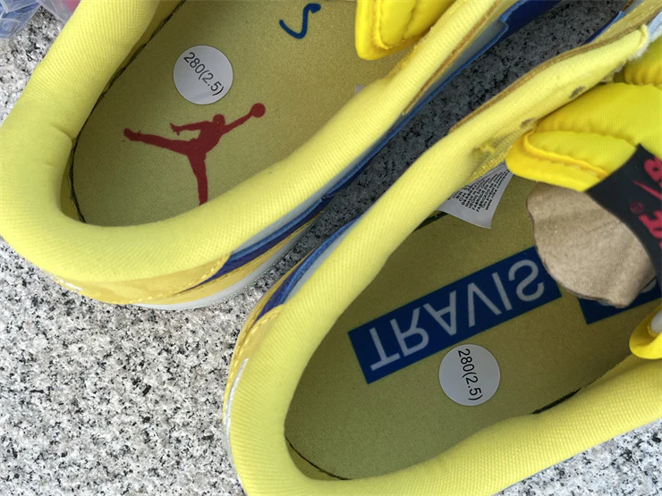 Travis Scott x Air Jordan 1 Low Canary - Image 5