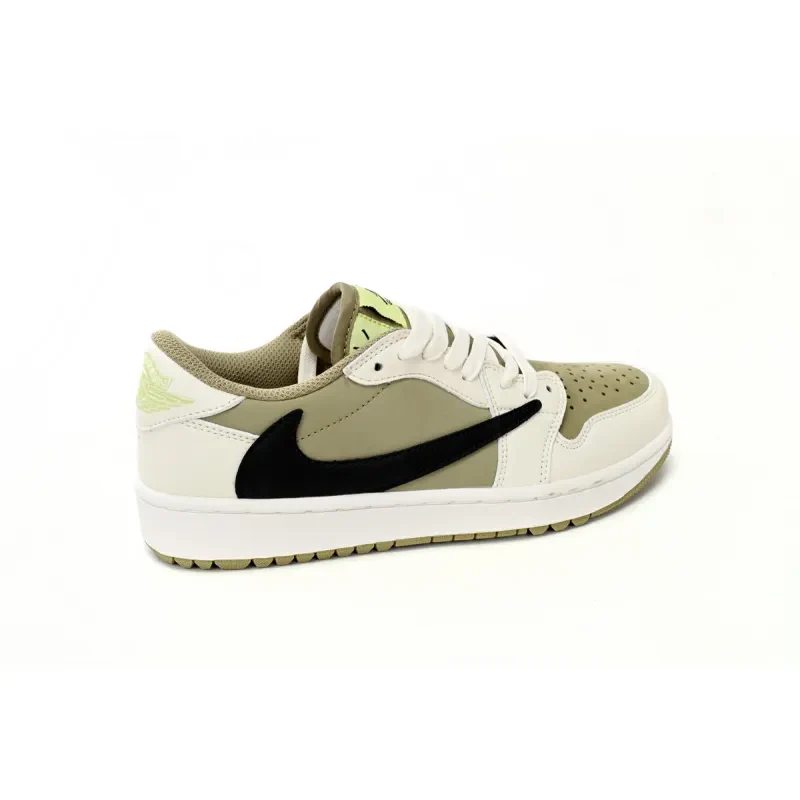 Travis Scott x Air Jordan 1 Low Golf “Olive” G5 - Image 4