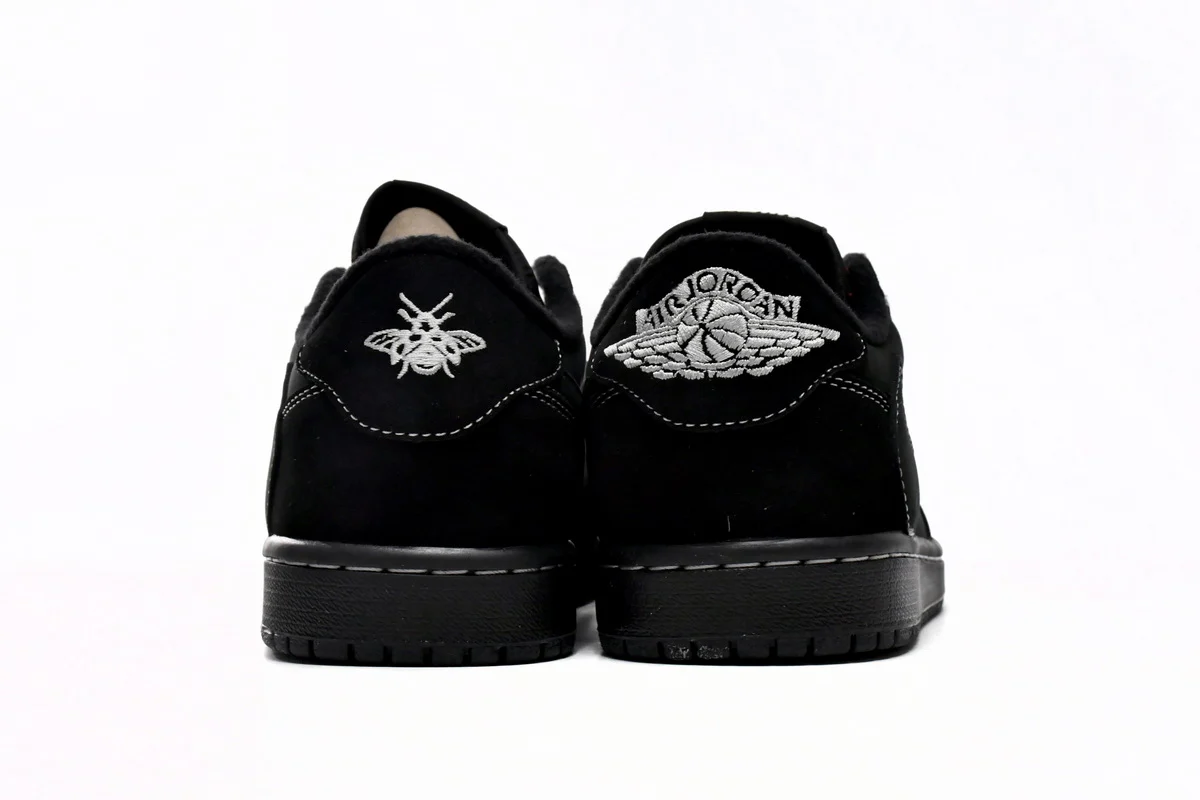 Travis Scott x Air Jordan 1 Retro Low Black Phantom - Image 3