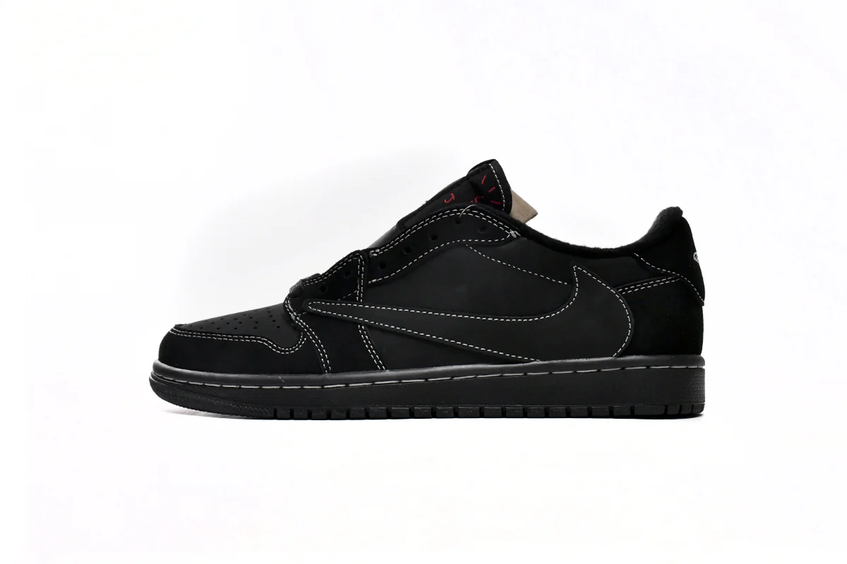 Travis Scott x Air Jordan 1 Retro Low Black Phantom - Image 5