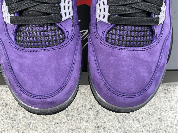 Travis Scott x Air Jordan 4 Purple - Image 4