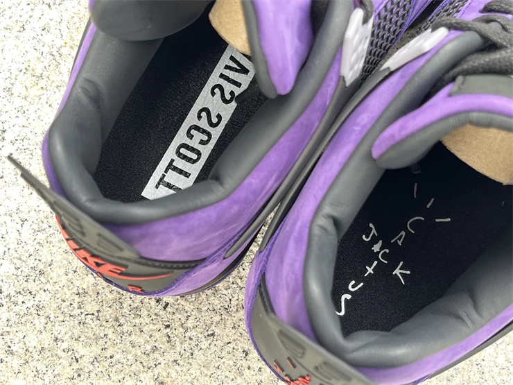 Travis Scott x Air Jordan 4 Purple - Image 5