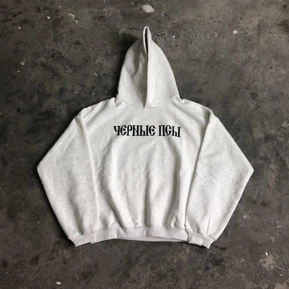 Yeezy Gosha Black Dogs Hoodie Vultures G5 - Image 4